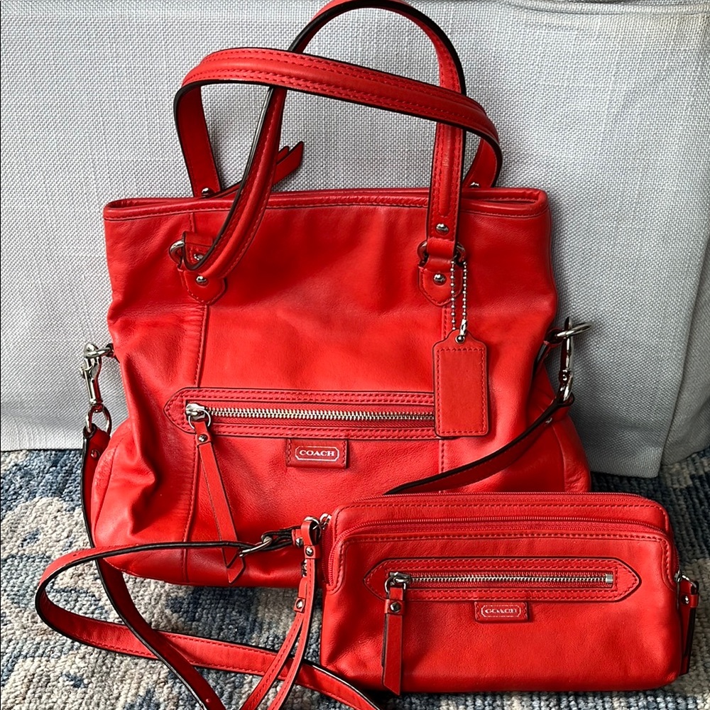 Coach Shoulder/Hand Bag and Wallet/Clutch